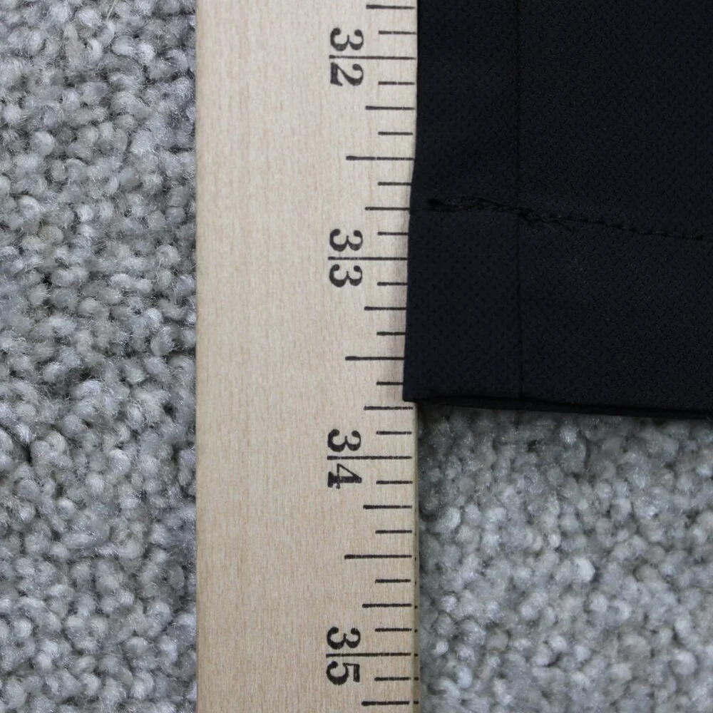 Banana Republic Pants NWT Mens 40x34 Black‎ Flat Front Straight Leg Polyester